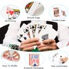 SeptCity Jumbo Playing Cards, 3.5 X 5 Inches Super Big Giant Game Theme Full Deck Huge Poker Oversize Decorations of Magic Party Fun for All Ages (1 Pack) (2 Times)