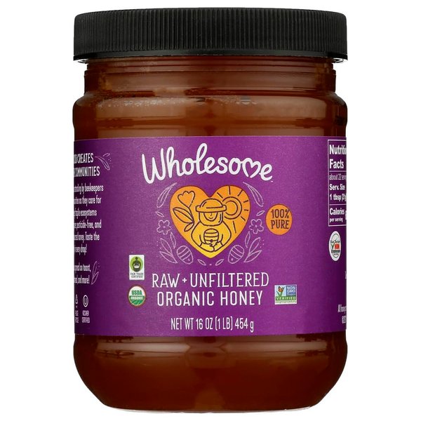 Wholesome Sweeteners, Inc, Organic Raw Honey, 16 oz (454 g)