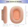 Ear Cushions Replacement for 2024 AirPods Max - Mesh Fabric Ear Pads for Apple Air Pods Max Over-Ear Headphones, Durable Ear Covers (Orange)