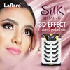 Laflare Silk Mink 3D False Eyelashes Light, Fluffy Natural Looking False Lashes, Wispy Lashes 5 Pairs Value Pack (SM09X5P)
