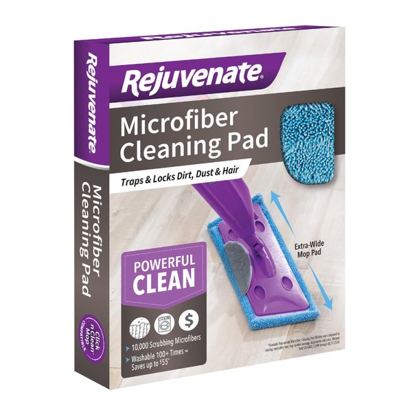 Rejuvenate Click N Clean Microfiber Mop Cleaning Pad Refill
