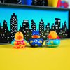Fun Express Superhero Rubber Duckies (1 dz) Superhero Themed Party Favors, Character Toys, Rubber Duckies