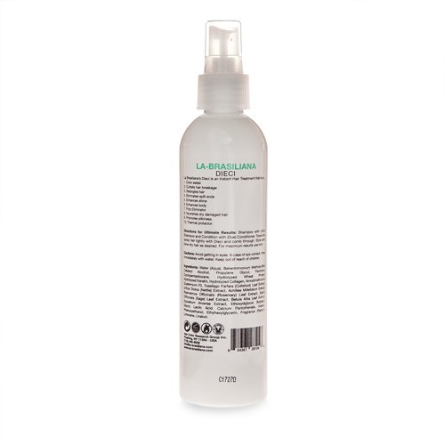 La-Brasiliana Dieci All-In-One Instant Hair Treatment - 8.45 fl.oz.
