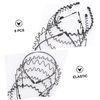 Beatifufu 6-Pack Simple Design Wavy Hair Hoop Headband - Stylish Metal Hair Accessories - Non-Slip Hairband for Men & Women - Perfect for Sports - Yoga - Workouts - Hair Clips Included - Elegant
