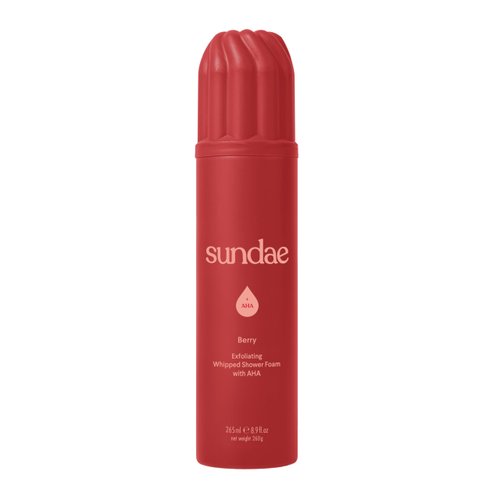 sundae Exfoliating Whipped Shower Foam Berry Foaming Body Wash 8.9 fl oz, 265ml