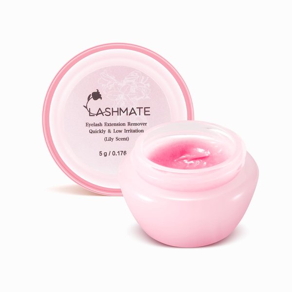 lashmate lily Scented Cream Lash Remover for Lash Extensions - Gentle Eyelash Extensions Adhesive Dissolver - Slon-use Eyelash Extensions Remover - 5g