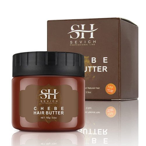 SEVICH Naturals Chebe Powder Hair Treatment Mask - Moisturized Hair Leave-in Conditioner Hair Butter, Chebe Hair Treatment for Dry Damaged Loss-hair Men&Women 100g/3.5Oz