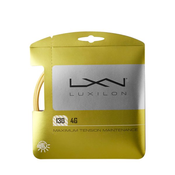 Luxilon 4G 130 Tennis String - Set, Gold