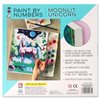 Bright Stripes Paint by Numbers Kit for Kids: Easy to Follow Paint by Numbers Canvas with Frame Kids Paint Kit (Paint by Numbers Moonlit Unicorn)