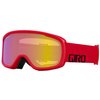 Giro Cruz Ski Goggles - Snowboard Goggles for Men, Women & Youth - Anti-Fog - OTG - Red Wordmark Strap with Yellow Boost Lens