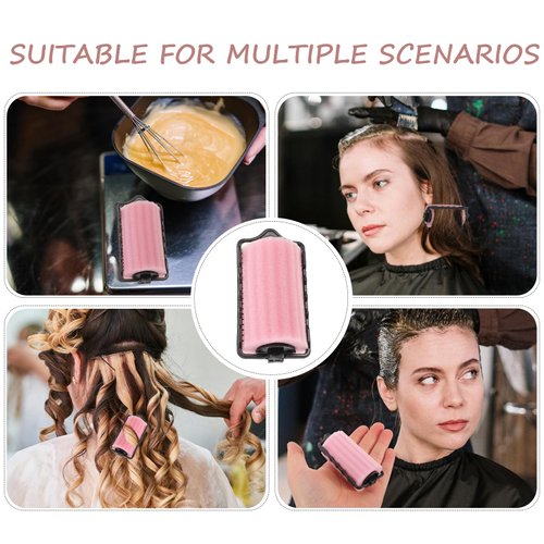 Beavorty Sponge Hair Rollers, Soft Sleeping Hair Curlers Flexible Hair Styling Curlers Curling Tools Bouncy Curls Style for Hair DIY 8pcs