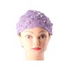 Leadigol Korean Head Wrap Sweet Elegant Flower Pearl Wash Face Non Slip Mesh Lace Headband