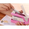 Bostitch Office InCourage Spring-Powered Compact Stapler, BCA Pink (1588), plastic-half strip