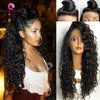 8A Brazilian 13X6 Lace Front Wigs Wet Wavy Beyonce Lace Front Human Hair Wigs Virgin Human Hair 150 density Top Lace Wigs Black Women(16 Inch,150 density,13x6 Lace Front Wig)