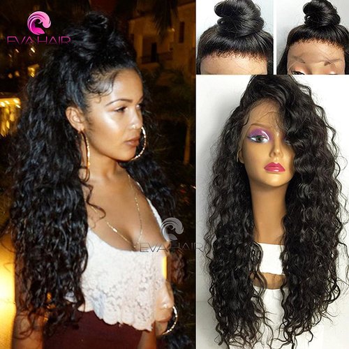 8A Brazilian 13X6 Lace Front Wigs Wet Wavy Beyonce Lace Front Human Hair Wigs Virgin Human Hair 150 density Top Lace Wigs Black Women(16 Inch,150 density,13x6 Lace Front Wig)