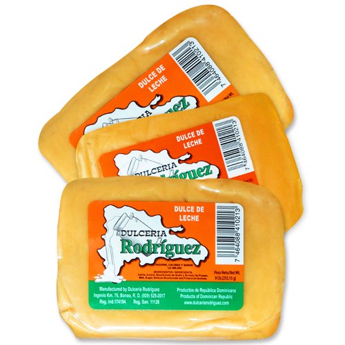 Dominican Dessert Milk Fudge Sweet Dulce De Leche 3 Pack