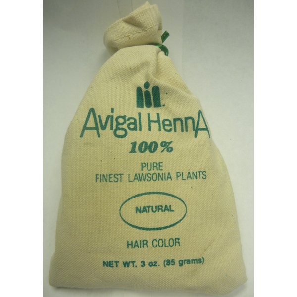 Avigal Henna 100% Pure Finest Lawsonia Plants - Hair Color - Natural 3 0z