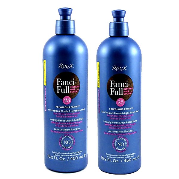 Roux Fanci-Full Rinse #23 Frivolous Fawn 15.2 Ounce (449ml) (2 Pack)