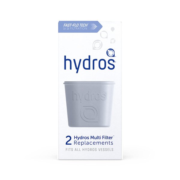 Hydros Filter Refill 2 Pack - Fast Flo Tech - Hydros Replacement Water Filters - Filters 40 Gallons Each - 2 Water Filters