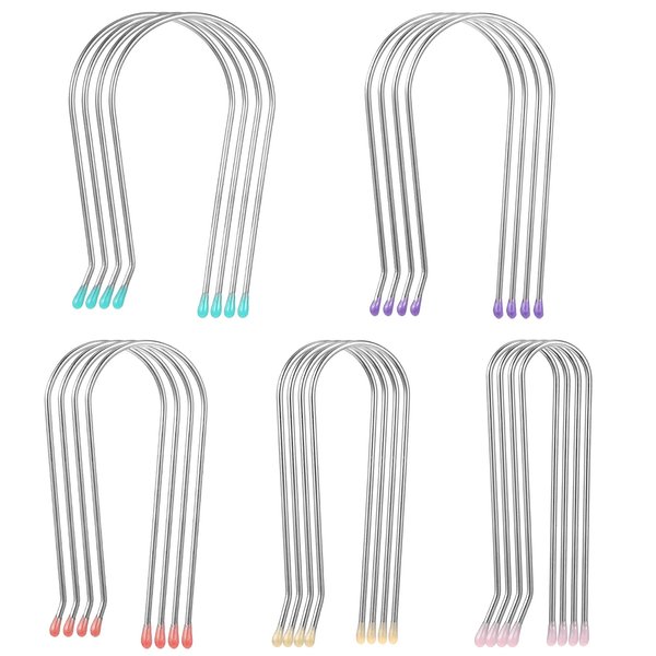 20pcs Assorted Hot Roller Clips Replacements,Hot Roller Clips for Electric Rollers,Fits Hot Rollers Curlers,Electric Rollers Clips Travel Hot Roller Securing Clips,5 Sizes(0.75",1",1.25",1.5",1.75")