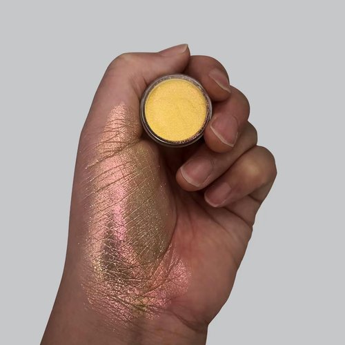 SZDYM Multichrome loose pigment,iridescent neon eye shadow powder,Multi-Reflective Finishes Makeup,0.28 Grams Pressed Highly Pigmented Minerals (M01)