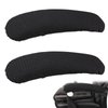 KALIONE 2Pcs Office Chair Arm Cover, Black Armrest Slipcover Pads Chair Armrest Covers, Office Seat Hand Rest Protector, Elastic Computer Arm Protectors,Arm Covers Protectors for Office Chair