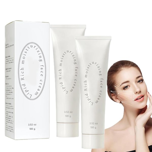 GSTUITGO Instant Moisturizer Cream,3.5oz Skin Face Moisturizer,Hydrating Facial Cream for Sensitive Skin, Water-oil Balance & Panthenol for All Skin,Natural Moisturizer Face Cream