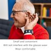 Bluetooth Rechargeable Hearing Aid for Seniors & Adults Soft Ear Hook 360° Rotation Universal Fit Easy Use Premium Comfort Design