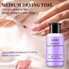 AIJIMEI Acrylic Monomer Liquid 40ml/1.35fl.oz Monomer Acrylic Nail Liquid Nail Extension Professional Acrylic Nail Monomer Liquid for Nail Art for Beginner DIY and Salon