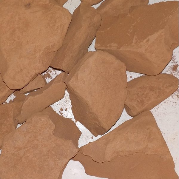 AEJESOP Red Clay, Edible Clay Chunks, Natural Clay, Organic Clay, Clay Mask, Natural Mud Mask - wt. 7 oz (200gm)