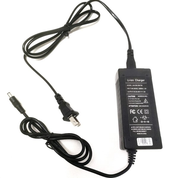 HERISKEER [Verified Fit] 29.4V Scooter Quick Charger, for GoTrax G1 Glider, Edge, Nova, GKS Pro Plus Lumios, Flash, Ho.verfly, Remix, SRX A6 Mini, Glide Chrome, Fluxx FX3, 25.2V/24V Battery Charger