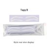 10pairs Airbrush Eyebrow Stickers Eyebrow Auxiliary Sticker Disposable Microblading Eyebrow Stencil Shaping Sticker for Brow Shaping (White-Type B)