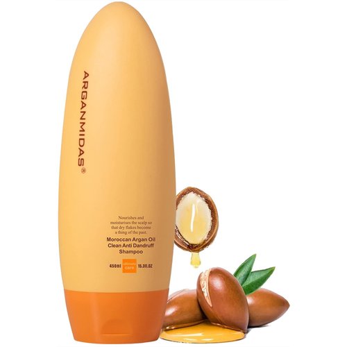 Anti Dandruff Treatment Shampoo, ARGANMIDAS Dry Itchy Scalp Care Moisturizing Shampoo, Treats & Prevents Dandruff, For Women Men Dry Flaky & Itchy Scalp and Dandruff Hair, 15.3 Fl Oz