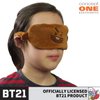 Concept One BT21 LINE Friends Shooky Big Face Sleep Eye Mask, Brown, One Size