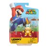 Super Mario Action Figure 4 Inch Lemmy Koopa Collectible Toy with Ball Accessory