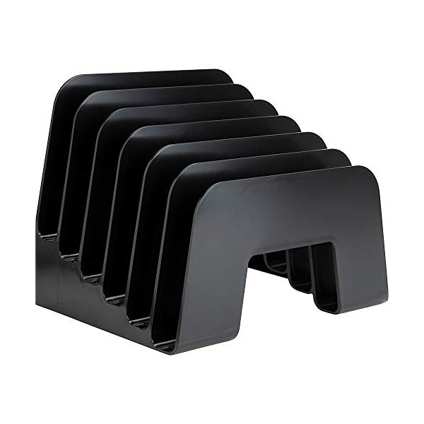 Business Source 6-Slot Inclined Desk Step Sorter