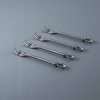 Gourmet Settings Twist Cocktail Forks Stainless Steel Set of 4