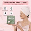 UTJZIB Ultra-Absorbent Microfiber Hair Towels-2Pack Hair Towel Wrap for Women, Turbie Twist Hair Wraps, and Versatile Microfiber Towels for Effortless Drying (Pink)