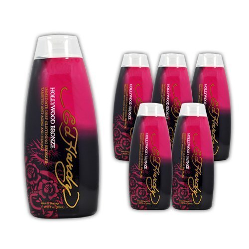 Lot 6 Ed Hardy Hollywood Bronze Indoor Tanning Lotion Accelerator Bronzer Dark by Ed Hardy