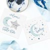 Starry Delight Baby Shower Beverage Napkins / 48 Twinkle Star And Moon Cocktail Napkins / 4 3/4" x 4 3/4" Little Star 3 Ply Napkins / 4 Pastel Night Sky Designs/Gender Neutral Baby Party Supplies