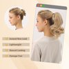 MARYLING Short Ponytail Extension Comb Clip Drawstring Wavy Ponytail Hair Extensions Soft Synthetic Thick Clip on Pony Tails Hairpieces for Women (33#)…