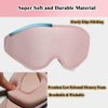 3D Eye Mask for Lash Extensions, Lash Sleeping Mask Eyelash Protector for Women, Light Blocking Deep Contoured Eye Covers for Sleeping with No Pressure Cup & Adjustable Strap for Sleep Yoga Travel