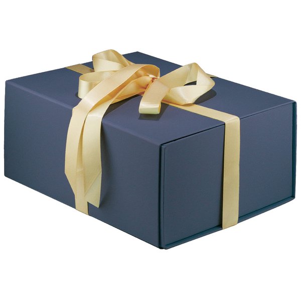 MOYEUPAC Gift Box 9" X 7" X 4" with Magnetic Closure Lid for Gift Packaging, Gift Box for Father's Day, Mother's Day, Presents Christmas and Various Holidays(Gentleman blue)