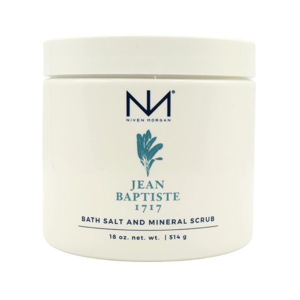 Niven Morgan Jean Baptiste 1717 Bath Salt and Mineral Scrub 18oz. 514g