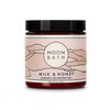 Moon Bath Milk + Honey Sundance Sea Bath Salts | Exfoliating Body Scrub & Bath Soak w/Frankincense, Bergamot & Lavender Essential Oil. Relax, Soothe Muscles, Detox | Organic Body Care, 8 oz.