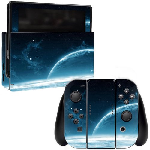MightySkins Skin Compatible with Nintendo Switch - Outer Space | Protective, Durable, and Unique Vinyl Decal wrap Cover | Easy to Apply, Remove, and Change Styles | Made in The USA