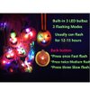 Halloween LED Light Up Necklace 15 PCS Halloween Glowing Pendant Toys Party Favors LED Glow Necklaces for Kids
