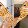 Cat Funny Hand Towels for Bathroom Kitchen - Cute Decorative Cat Decor Hanging Face Towels Super Absorbent Soft-Unique Valentines Day Mothers Day Housewarming Birthday Gifts for Women Cat Lovers