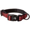 alcott Adventure Collar with Reflective Stitching & Neoprene Padding, Small, Red,CLR SM ES RD
