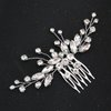 Brihasory Rhinestone Bridal Hair Comb Wedding Hair Accessories for Women Handmade Headpieces for Brides Elegant Party Prom Tiaras for Girls and Women Valentine's Day Bridesmaid Gifts
